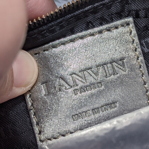 NWT Gold Metallic Lanvin Envelope Style Clutch - Picture 10 of 13